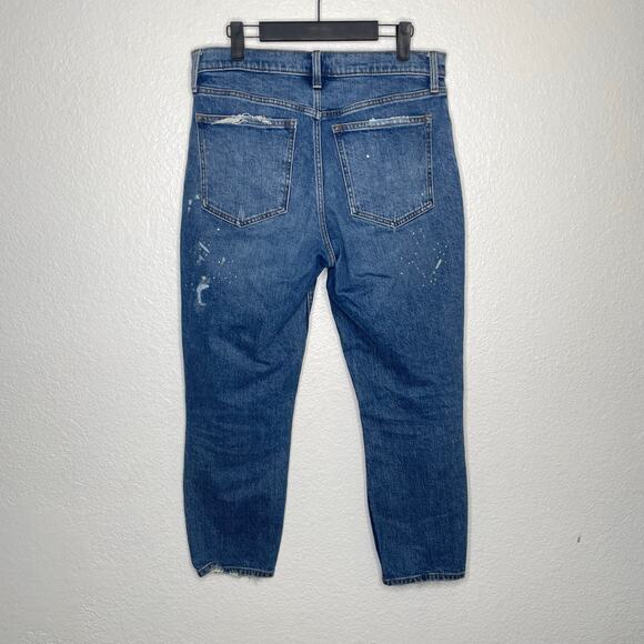Abercrombie & Fitch Womens Jeans Size 30 High Rise Mom Jean Medium Wash Denim - Picture 2 of 13